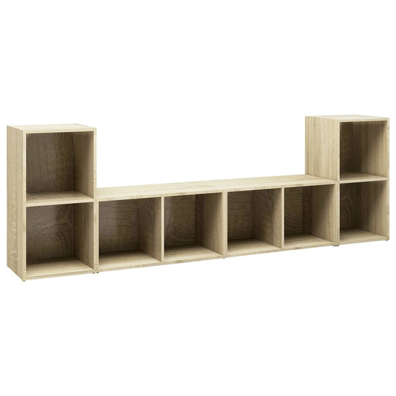 TV Cabinets 4 pcs Sonoma Oak 72x35x36.5 cm Engineered Wood