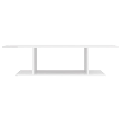 Wall Mounted TV Cabinet High Gloss White 103x30x26.5 cm