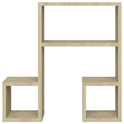 Wall Shelves 2 pcs Sonoma Oak 50x15x50 cm Engineered Wood