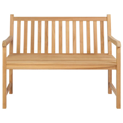 Garden Bench 114 cm Solid Teak Wood