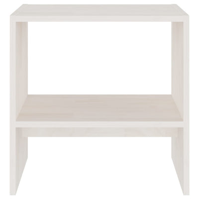 Bedside Cabinets 2 pcs White 40x30.5x40 cm Solid Pinewood