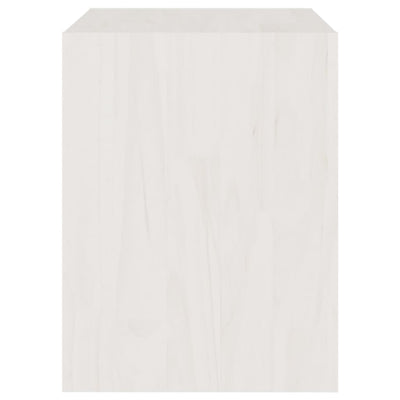 Bedside Cabinets 2 pcs White 40x30.5x40 cm Solid Pinewood