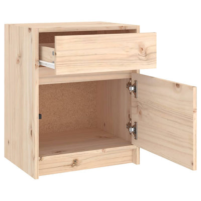 Bedside Cabinet 40x31x50 cm Solid Pinewood