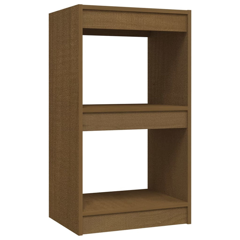 Book Cabinet Honey Brown 40x30x71.5 cm Solid Pinewood