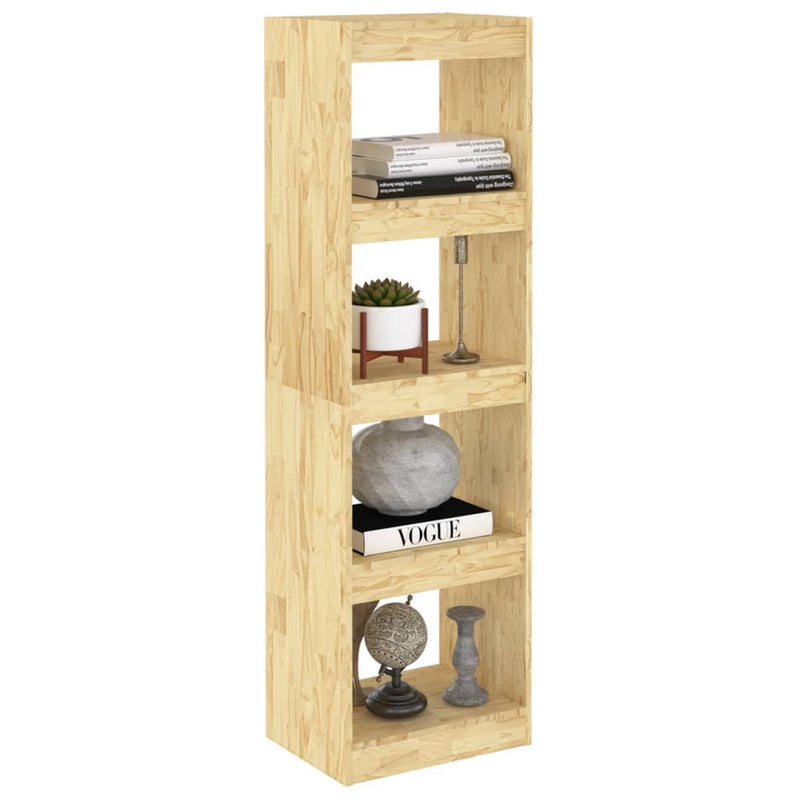 Book Cabinet Room Divider 40x30x135.5 cm Pinewood