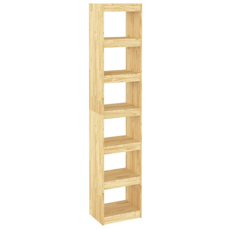 Book Cabinet/Room Divider 40x30x199 cm Solid Pinewood