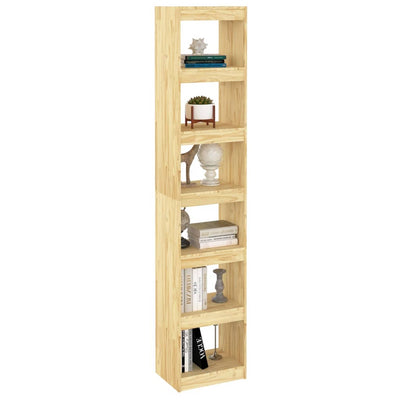 Book Cabinet/Room Divider 40x30x199 cm Solid Pinewood