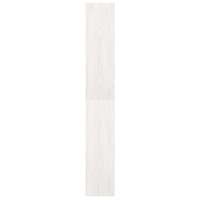 Book Cabinet/Room Divider White 40x30x199 cm Solid Pinewood