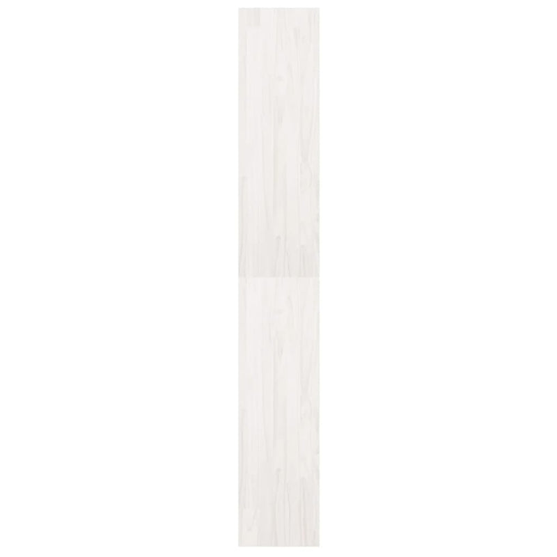 Book Cabinet/Room Divider White 40x30x199 cm Solid Pinewood