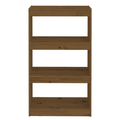 Book Cabinet/Room Divider Honey Brown 60x30x103.5 cm Wood Pine