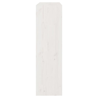 Book Cabinet/Room Divider White 80x30x103.5 cm Solid Wood Pine