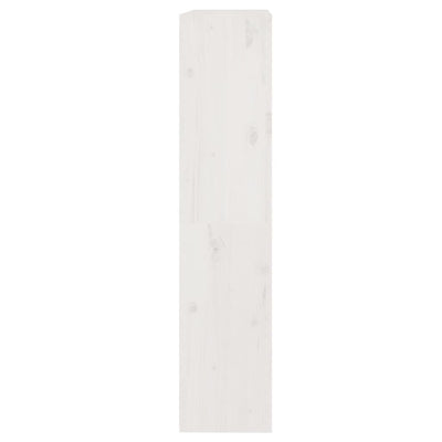 Book Cabinet/Room Divider White 80x30x135.5 cm Solid Wood Pine