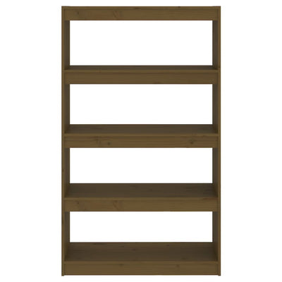 Book Cabinet/Room Divider Honey Brown 80x30x135.5 cm Wood Pine