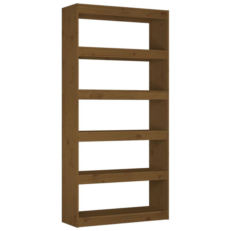 Book Cabinet/Room Divider Honey Brown 80x30x167.4 cm Wood Pine