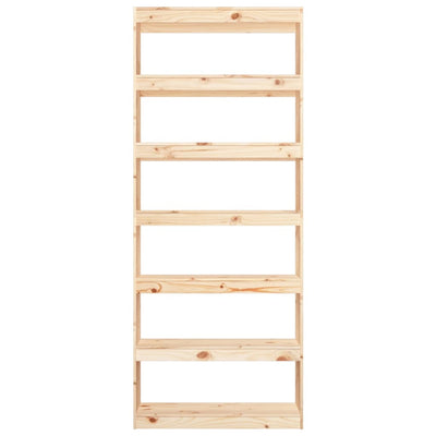 Book Cabinet/Room Divider 80x30x199.5 cm Solid Wood Pine