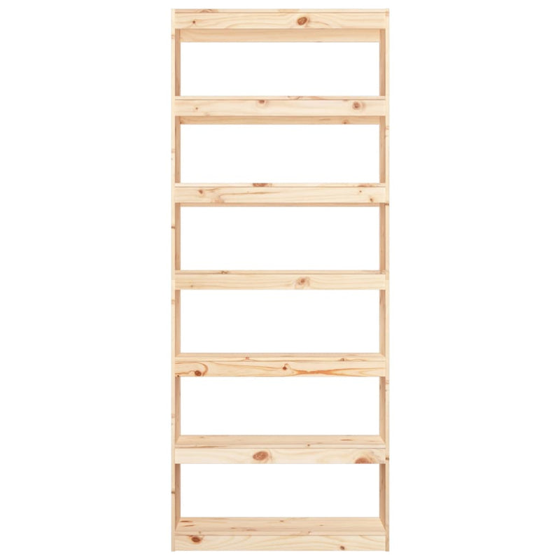 Book Cabinet/Room Divider 80x30x199.5 cm Solid Wood Pine