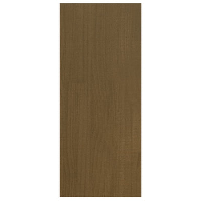 Book Cabinet Room Divider Honey Brown 100x30x71.5 cm Pinewood