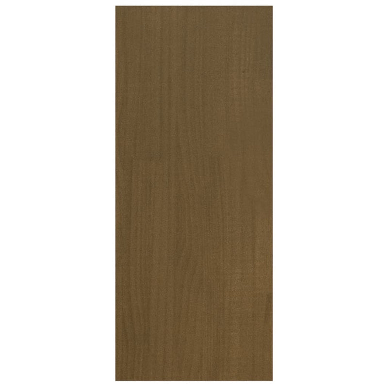 Book Cabinet Room Divider Honey Brown 100x30x71.5 cm Pinewood