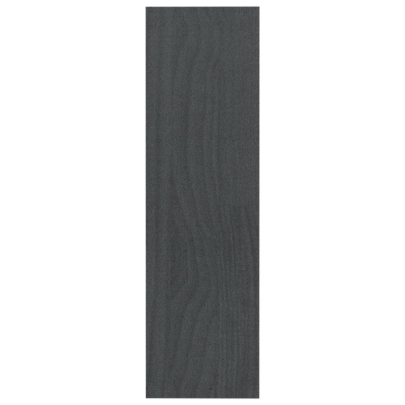 Book Cabinet/Room Divider Grey 100x30x103 cm Solid Pinewood