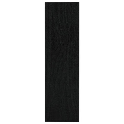 Book Cabinet/Room Divider Black 100x30x103 cm Solid Pinewood