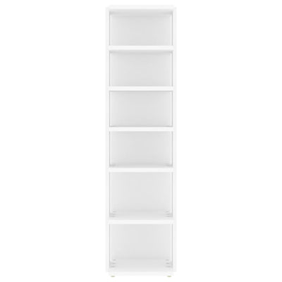 Shoe Cabinets 2 pcs White 27.5x27x102 cm Engineered Wood