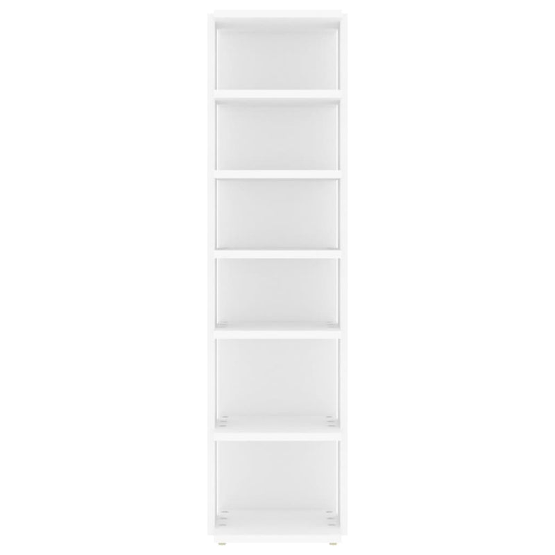 Shoe Cabinets 2 pcs White 27.5x27x102 cm Engineered Wood