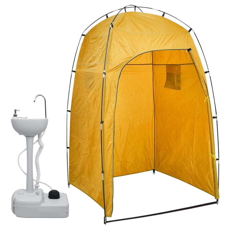 Portable Camping Handwash Stand with Tent 20 L