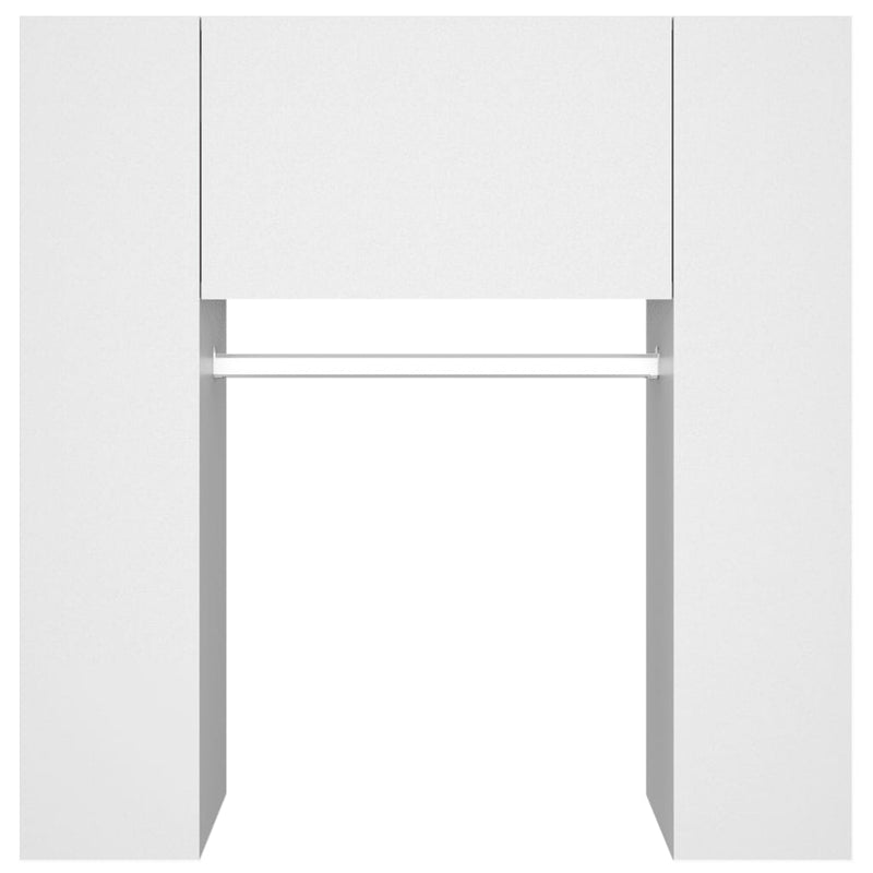 Hallway Cabinet White 97.5x37x99 cm Engineered Wood