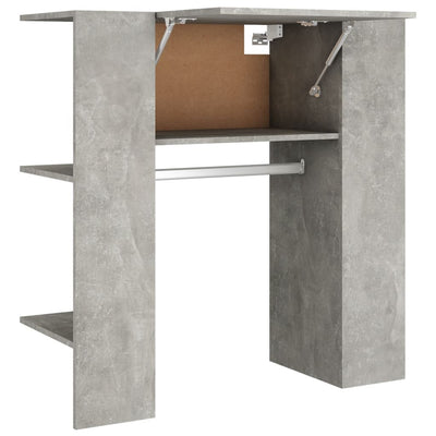 Hallway Cabinet Concrete Grey 97.5x37x99 cm Engineered Wood