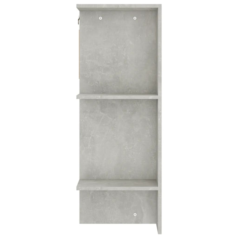 Hallway Cabinet Concrete Grey 97.5x37x99 cm Engineered Wood