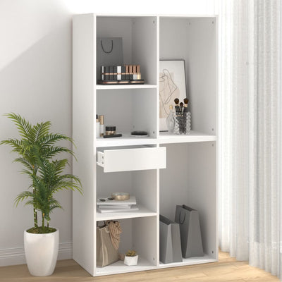 Cosmetic Cabinet White 80x40x75 cm Engineered Wood