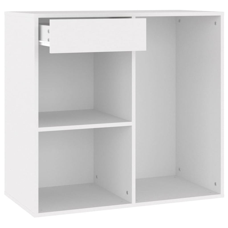 Cosmetic Cabinet White 80x40x75 cm Engineered Wood