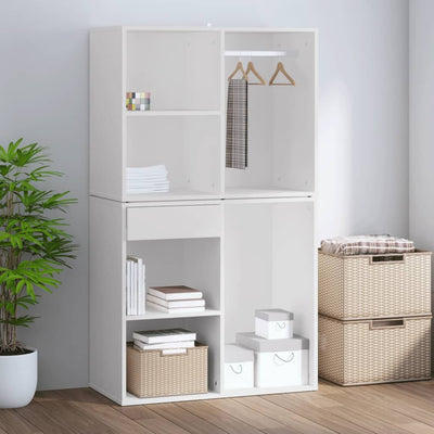 Dressing Cabinet White 80x40x65 cm Engineered Wood