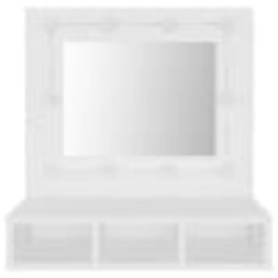 Mirror Cabinet with LED White 60x31.5x62 cm