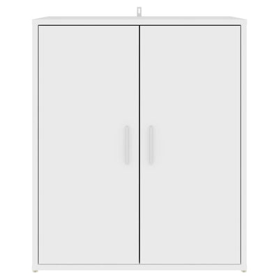 Shoe Cabinet White 60x35x70 cm Engineered Wood