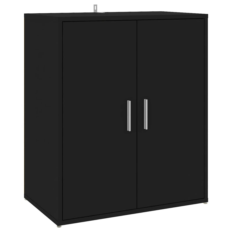 Shoe Cabinet Black 60x35x70 cm Engineered Wood