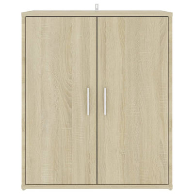 Shoe Cabinet Sonoma Oak 60x35x70 cm Engineered Wood