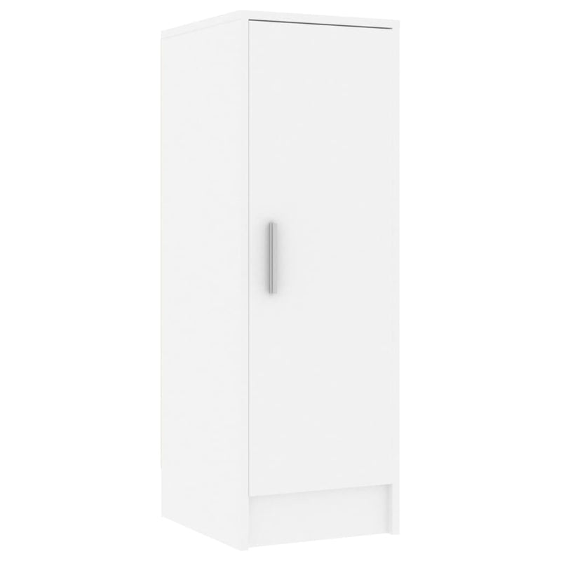 Shoe Cabinet White 32x35x92 cm Engineered Wood