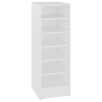 Shoe Cabinet White 31.5x35x90 cm Engineered Wood