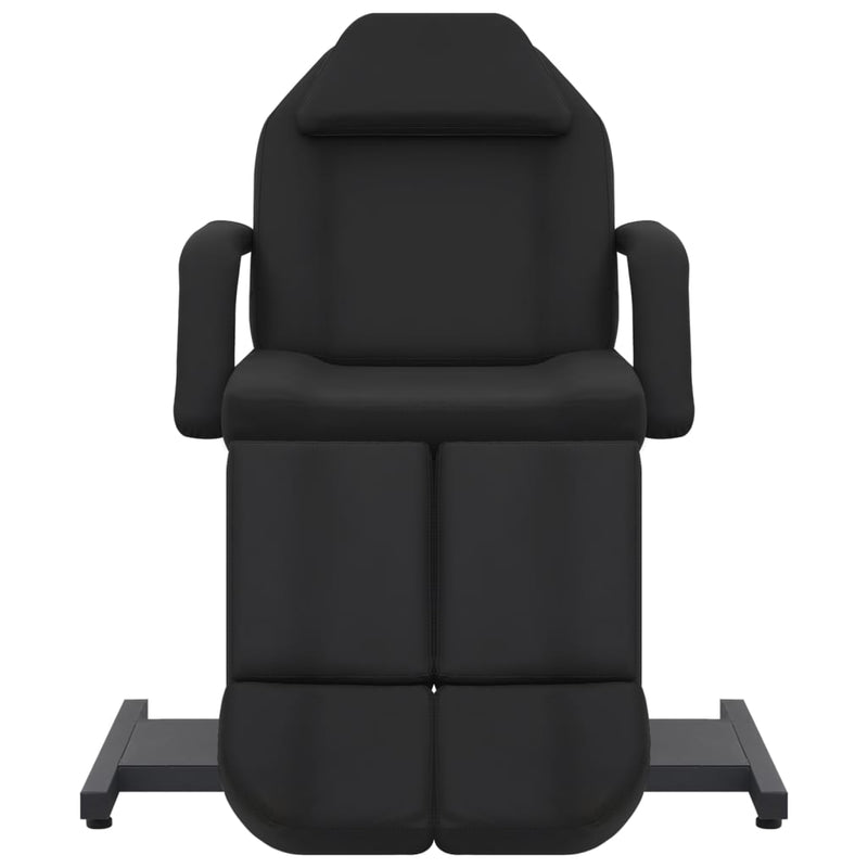 Beauty Treatment Chair Faux Leather Black 180x62x78 cm