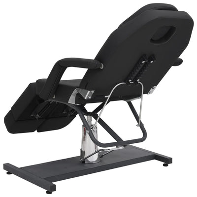 Beauty Treatment Chair Faux Leather Black 180x62x78 cm