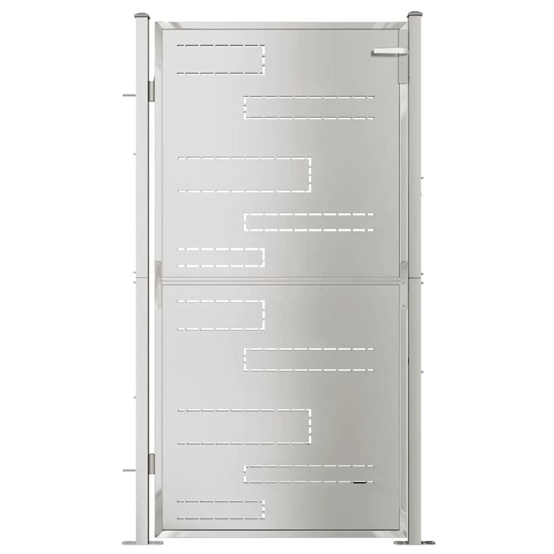 Garden Gate 100x180 cm Stainless Steel