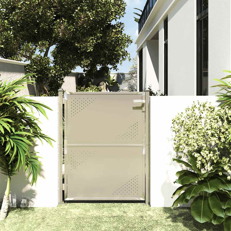 Garden Gate 100x125 cm Stainless Steel