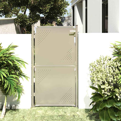 Garden Gate 100x180 cm Stainless Steel