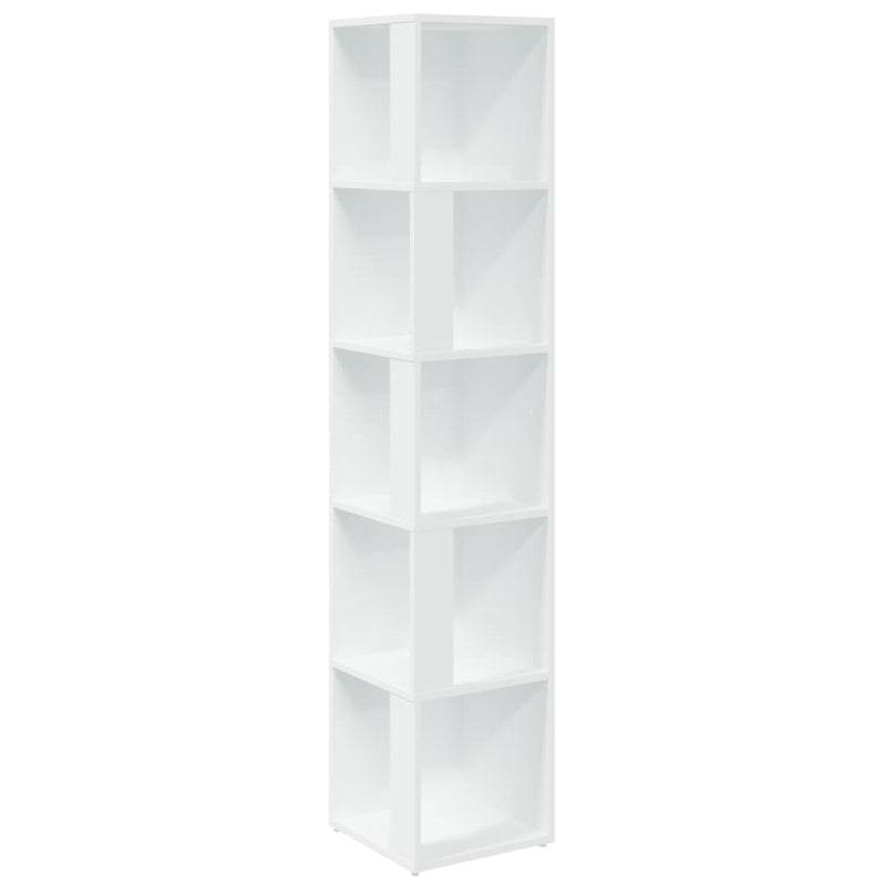 Corner Cabinet White 33x33x164.5 cm Engineered Wood