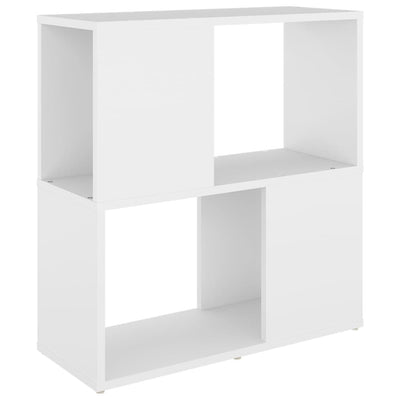 Book Cabinet White 60x24x63 cm Engineered Wood