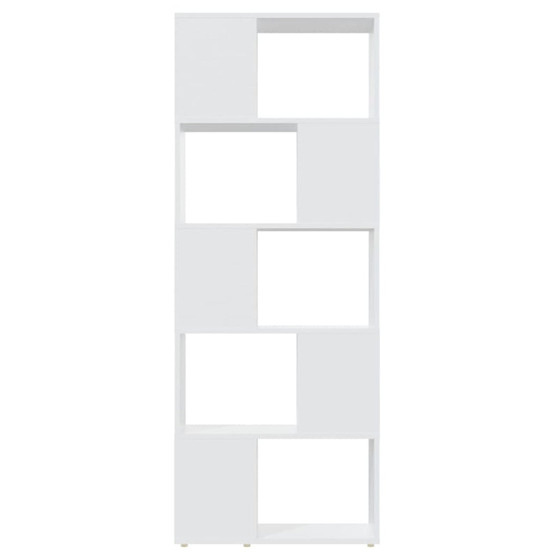 Book Cabinet Room Divider White 60x24x155 cm Engineered Wood