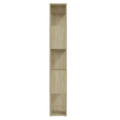 Book Cabinet Room Divider Sonoma Oak 80x24x155 cm Engineered Wood