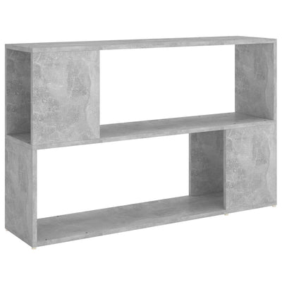 Book Cabinet Concrete Grey 100x24x63 cm Engineered Wood