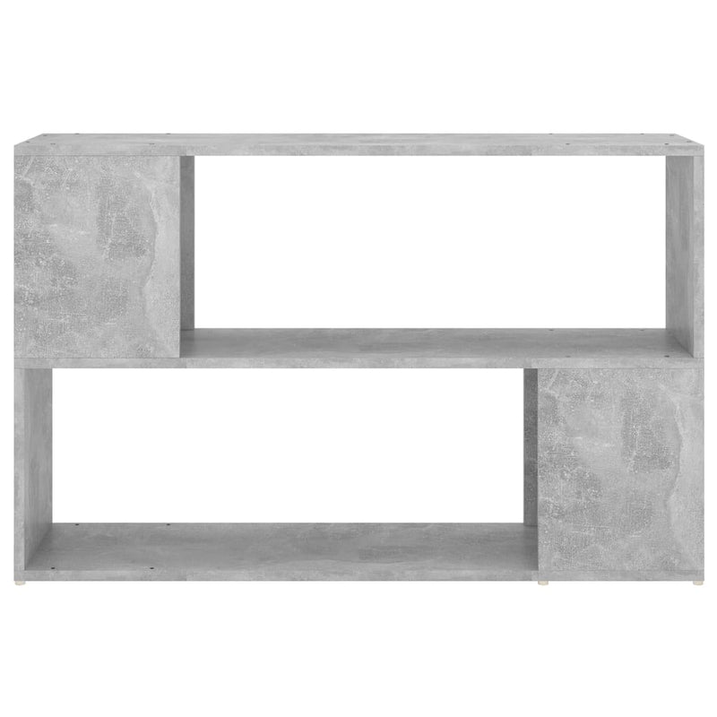 Book Cabinet Concrete Grey 100x24x63 cm Engineered Wood